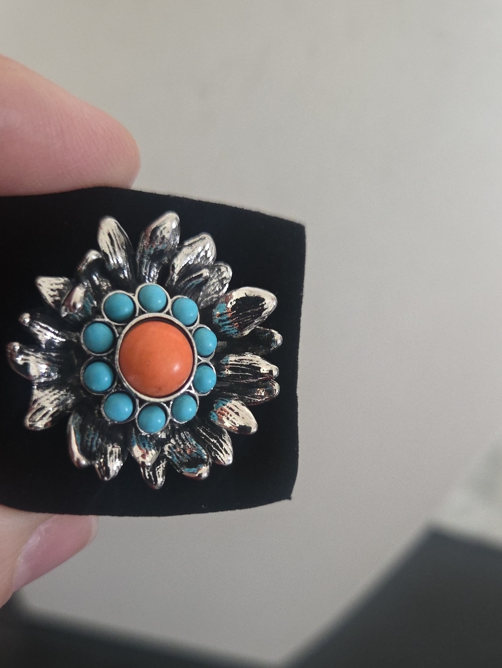 Paparazzi Screening Sunflower Orange Ring NWT